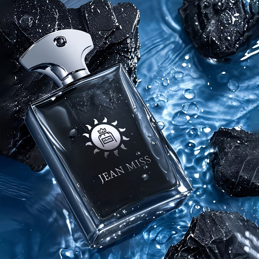 Green Gemstone Sunflower Men'S Cologne Perfume - Natural Wood & Ocean Scent, Long-Lasting Fragrance, Elegant Design with Golden Accents, Perfect for Casual or Formal Occasions, Ideal Gift for Him, Cologne Accessories