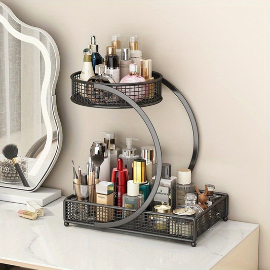 Suitable for all four seasons: spring, summer, autumn, and winter. The latest 2025 cosmetic storage box is a vanity shelf, bathroom organizer, countertop lipstick holder, and skincare product rack