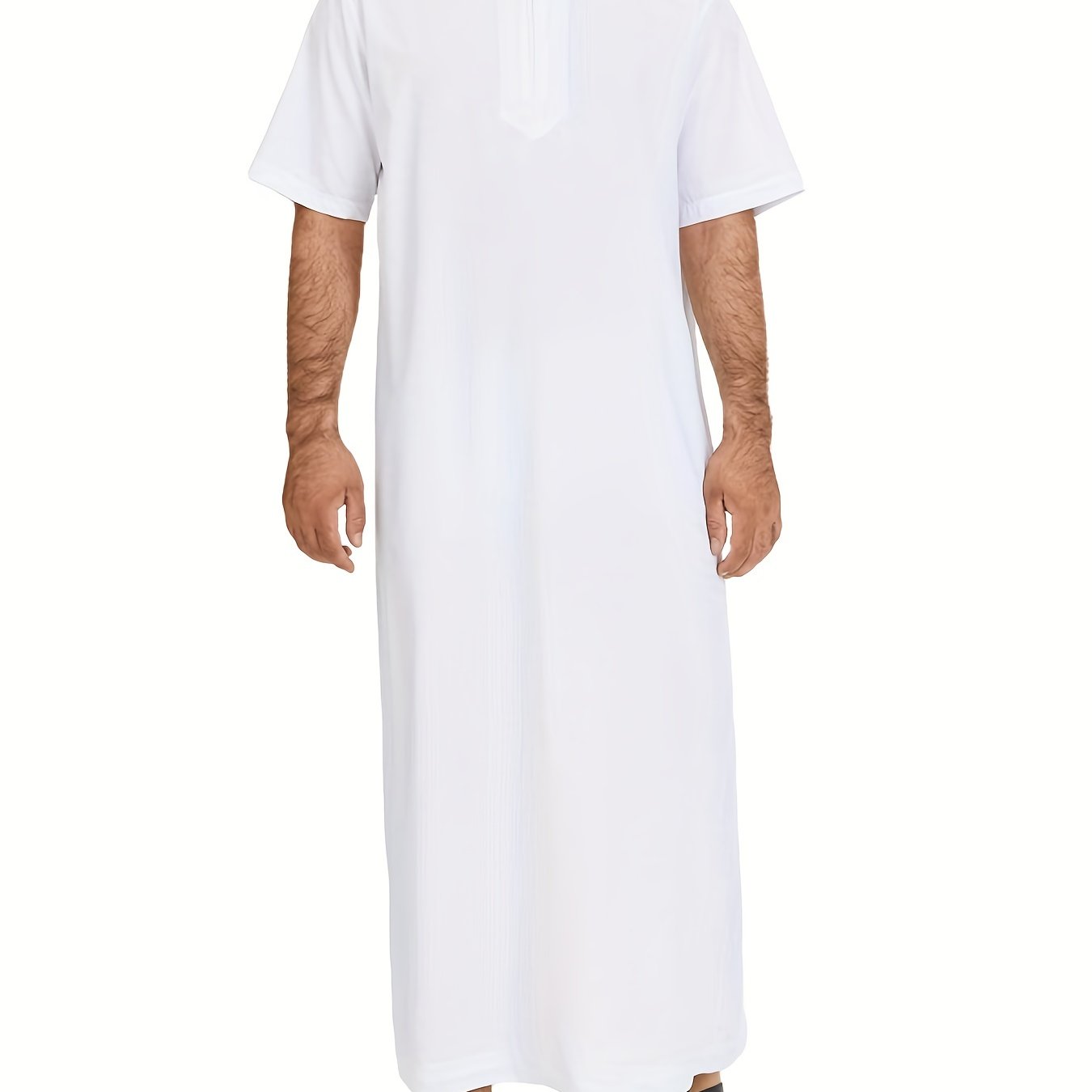 Ramadan Thobe - Exclusively Designed for Men, Long Sleeve Elegant Robe, Traditional Abaya Dress, Comfortable Clothing, Inspired by Saudi Arabic Culture, Jubba and Dishdasha Style, Perfect for Ramadan Celebrations
