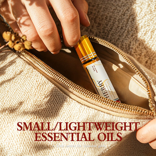 0.33fl.oz Chocolate Musk Roller Essential Oil - Alcohol-Free Long-Lasting Fragrance, Perfect for Diffusers & DIY Candles, Ideal Holiday Gift