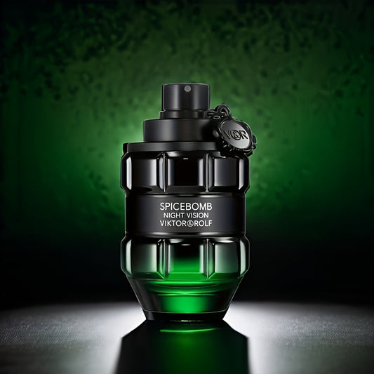 Passion Bomb Intense Men'S Eau de Parfum 2025 Edition - 3.04oz Woody Amber Scent, Middle Eastern-Inspired Fragrance with Long-Lasting 10-20% Concentration, Formaldehyde-Free, Fresh Oriental Notes for Professional & Romantic Occasions, Elegant Bottle Desi