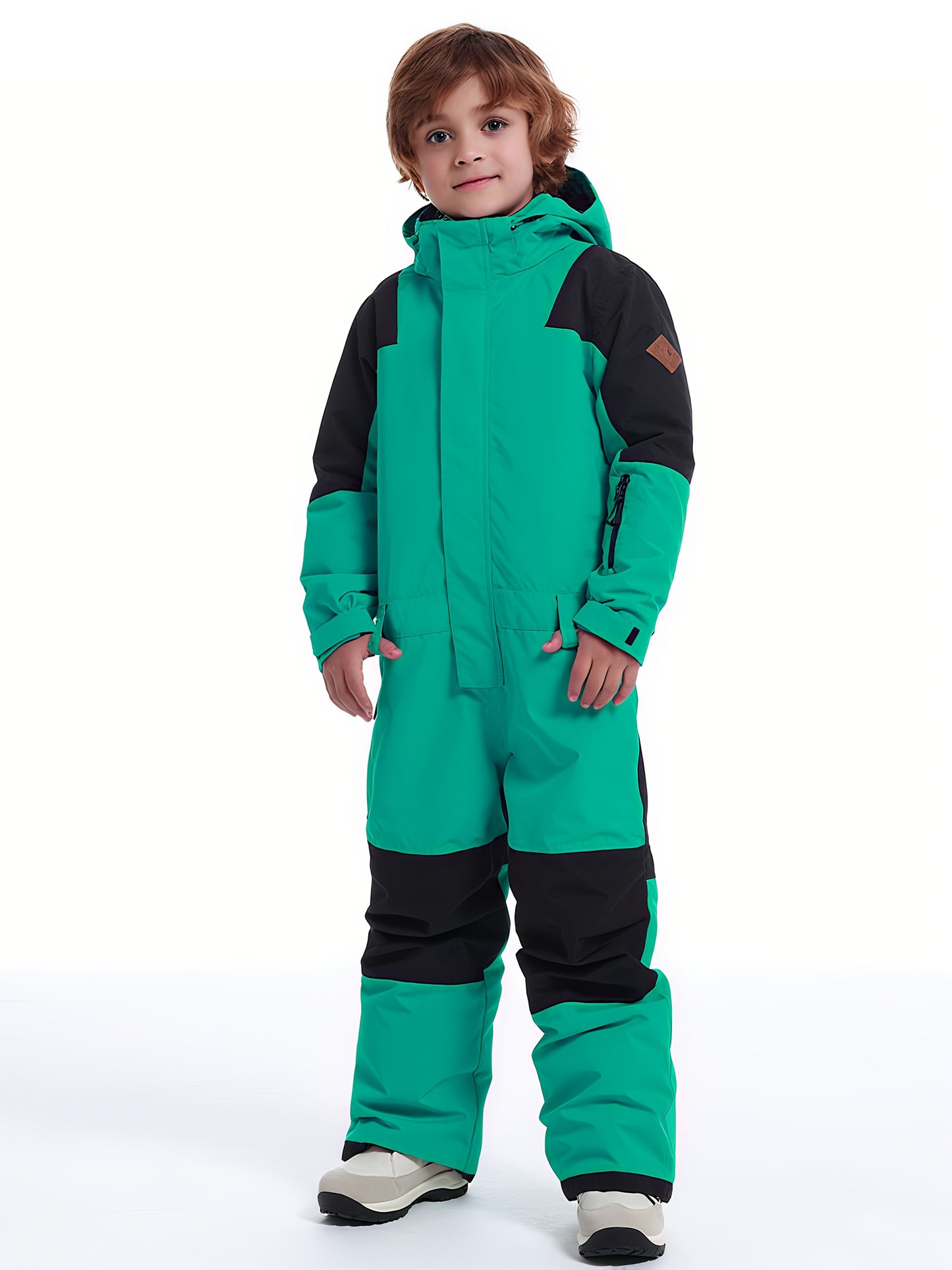 Outdoor leisure Christmas children's ski wear for boys and girls aged 3 and above, sporty and casual, suitable for outdoor activities, all-in-one pants, warm and windproof, essential for skiing., Snow Jacket For Boys, Thermals And Snow Gear For Girls, Sn