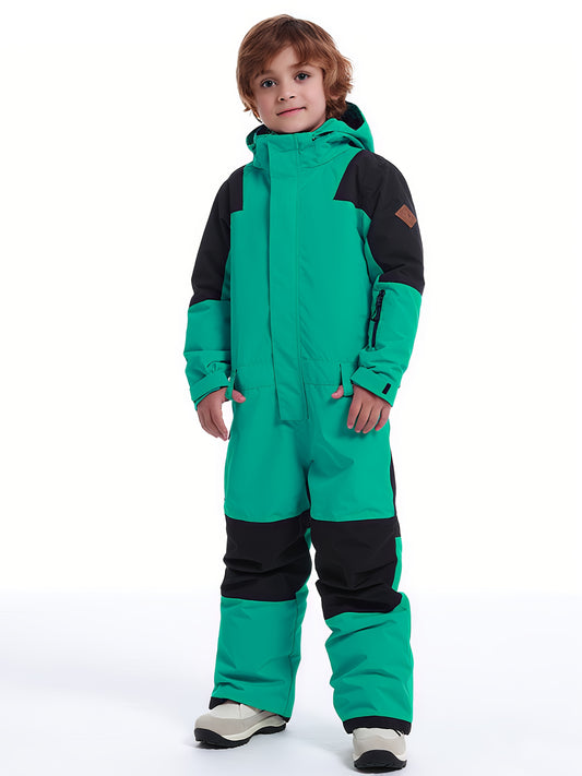 Outdoor leisure Christmas children's ski wear for boys and girls aged 3 and above, sporty and casual, suitable for outdoor activities, all-in-one pants, warm and windproof, essential for skiing., Snow Jacket For Boys, Thermals And Snow Gear For Girls, Sn