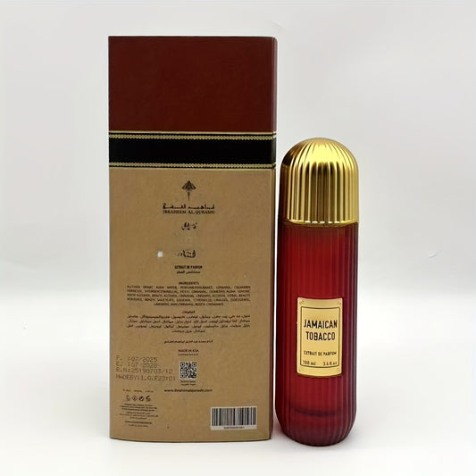 DOMINICAN TOBACCO Men'S & Women'S Eau de Parfum - Long-Lasting Scented Cologne, Luxury Gift Box with Golden & Brown Box, Oriental Floral & Citrus Notes