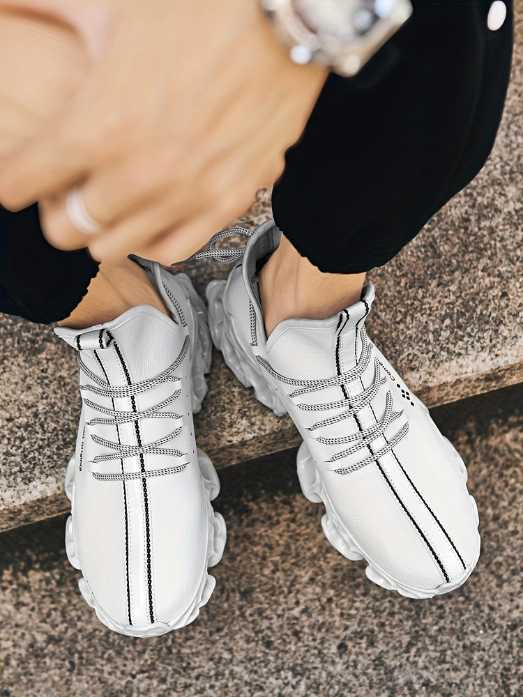 [Men's Lightweight Shock Absorption Shoes] Lightweight Shock Absorption Running Shoes for Men - Non-Slip Athletic Sneakers for Jogging, Tennis, Gym, and Walking