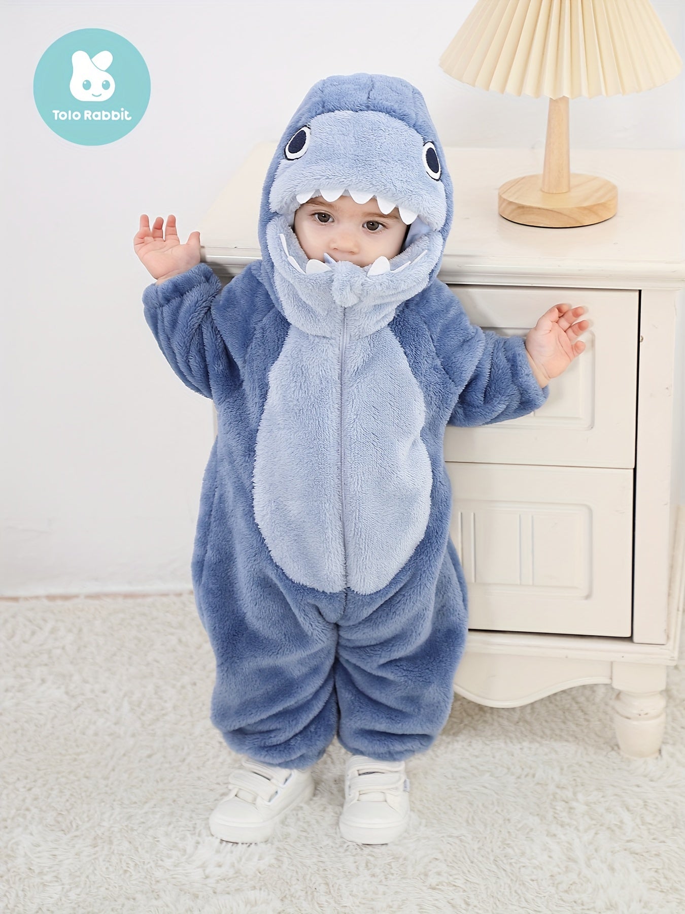 [Tolo Rabbit]Shark Shape Jumpsuit