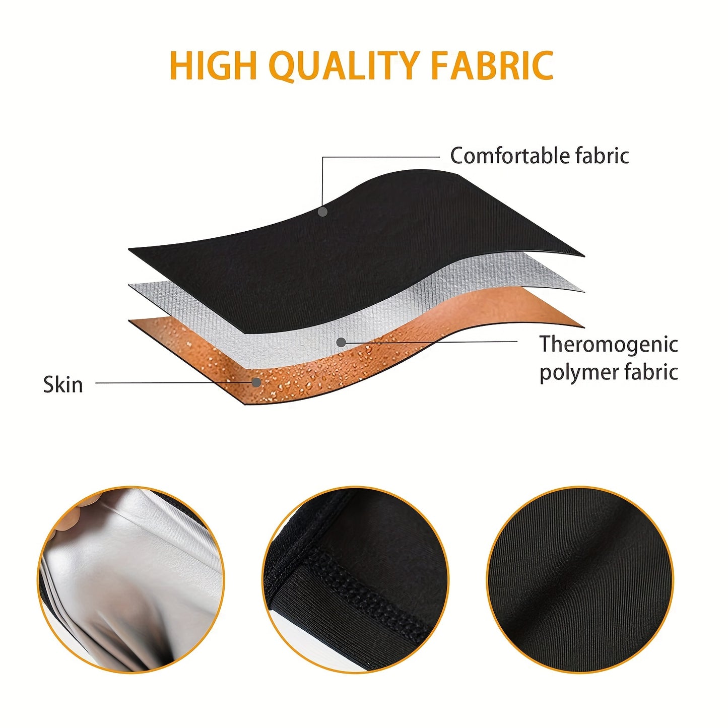 Sports Waist Trainer for Men with Non-Neoprene Sauna Belt