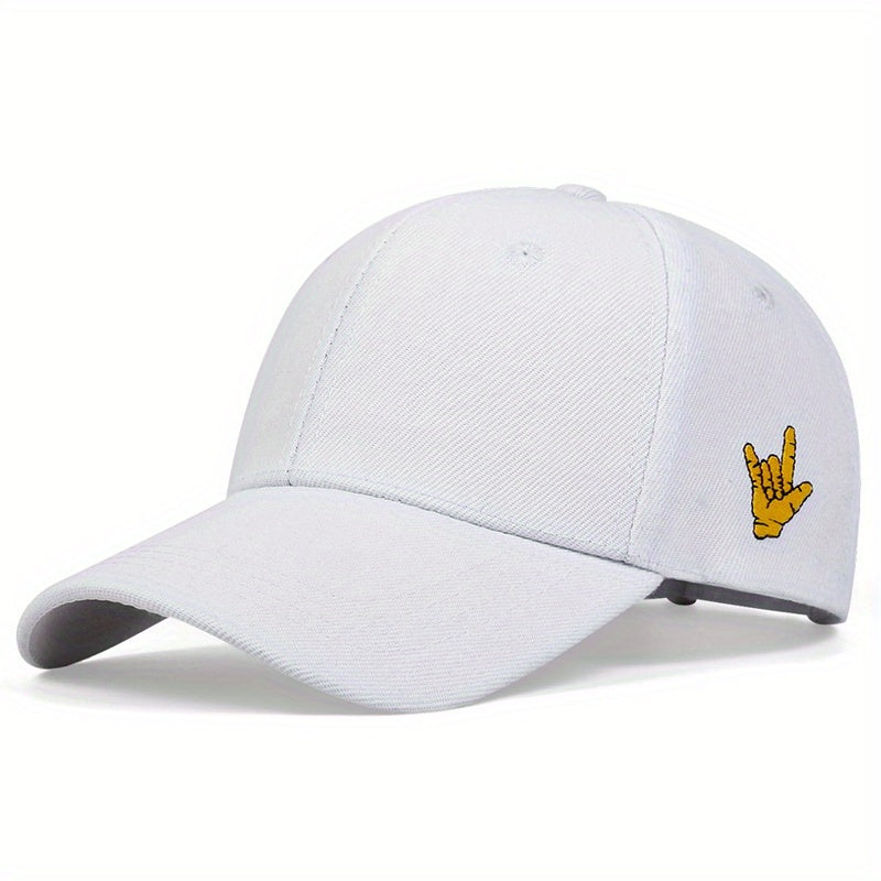 Stylish Adjustable Dad Hat - Breathable, Sunscreen, Simple Design, Embroidery Details, Unisex Baseball Cap for Women and Men - Perfect for Outdoor Sports and Daily Wear