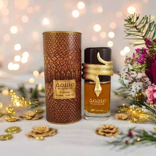MusaMan Snake Mystery Men'S and Women'S High-Quality Perfume Middle Eastern Arabic, Exquisite Gift Box Packaging, Suitable for Various Occasions Men'S and Women'S Perfume - Elegant Fragrance, Alcohol-Based, Formaldehyde-Free, EDP, Liquid Perfume, Suitabl