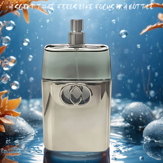 Men'S Long-Lasting Cologne - Elegant Minimalist Bottle with Metallic Cap, Woody Herbal Scent, All-Day Freshness for Office, Dates, Formal Events - Ideal Gift for Him (Birthday, Christmas, Valentine'S Day) - Affordable Luxury Fragrance, Date Night Scent,