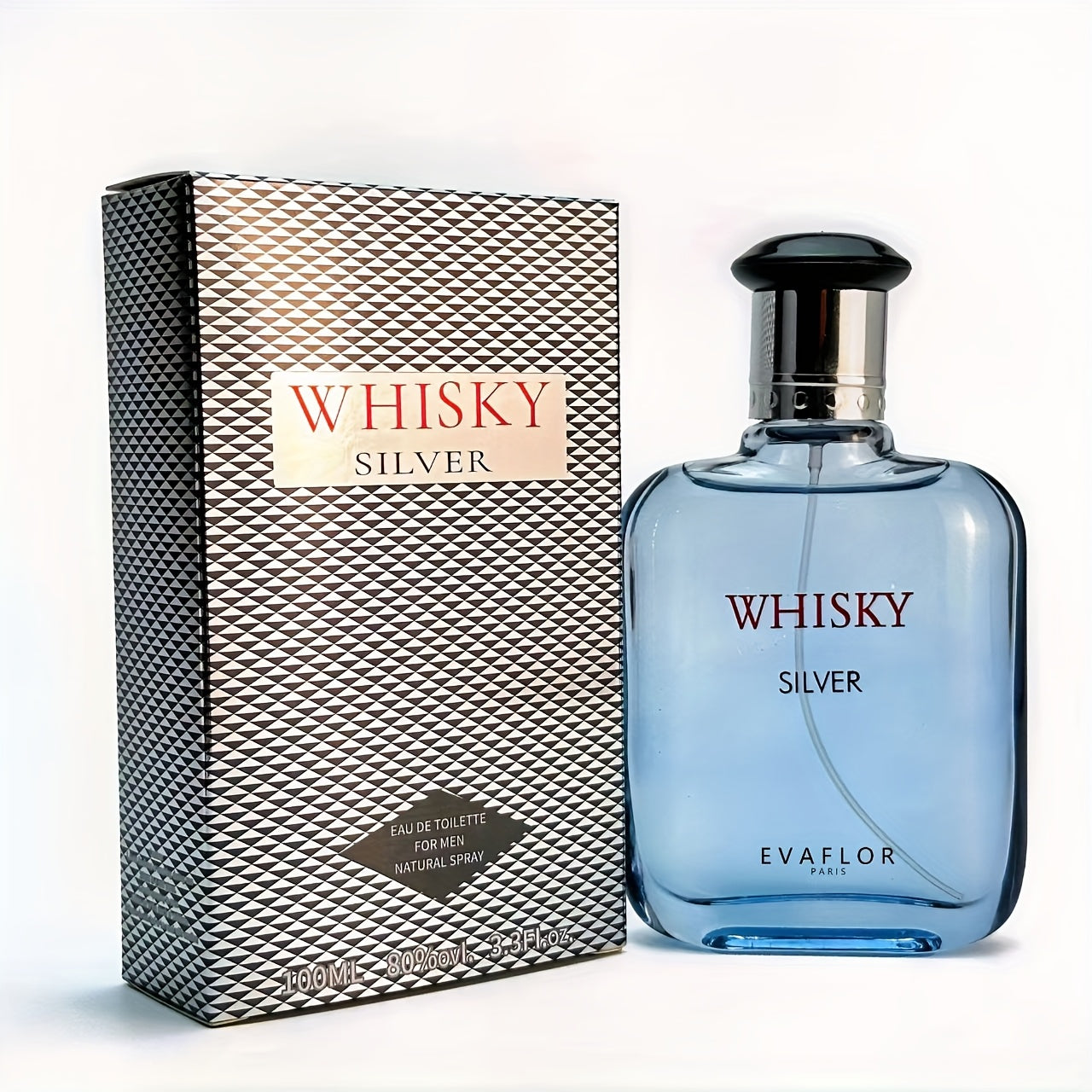 Men'S Eau de Parfum 100ml/3.4oz - Long-Lasting Woody & Citrus Scent, Elegant Blue Glass Bottle with Black Cap, Perfect Gift for Boyfriend, Husband, or Loved One, Unique Men'S Fragrance, Men'S Fragrance, Sleek Bottle Design, Quality Perfume Bottle