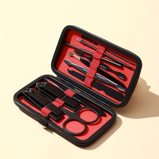 7/11/18 pcs Professional Manicure and Pedicure Kit - Includes Stainless Steel Cuticle Nipper, Nail Clippers, Scissors, and Nail Polish Tools - Perfect for Home Grooming and Salon Use