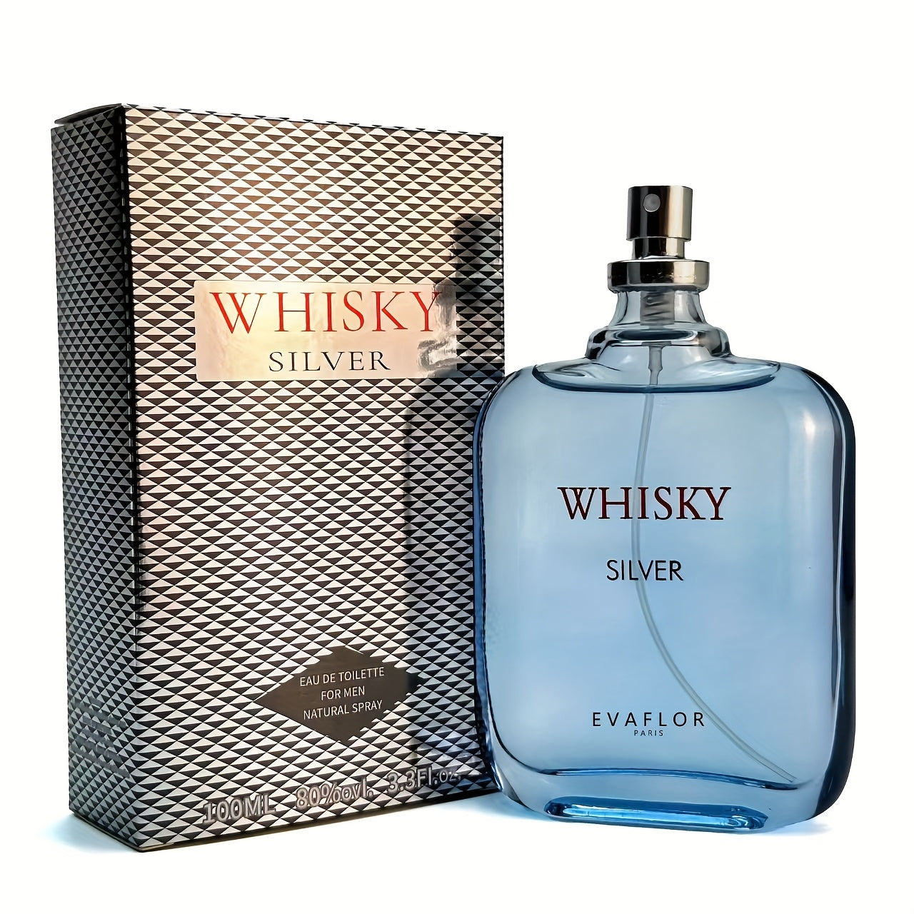 Men'S Eau de Parfum 100ml/3.4oz - Long-Lasting Woody & Citrus Scent, Elegant Blue Glass Bottle with Black Cap, Perfect Gift for Boyfriend, Husband, or Loved One, Unique Men'S Fragrance, Men'S Fragrance, Sleek Bottle Design, Quality Perfume Bottle