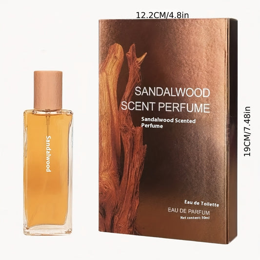 Unisex Sandalwood Perfume Oil - Long-Lasting Woody Scent, Temple-Inspired Indian/A Arabian Style Fragrance, Liquid Perfume for &, 5-15% Concentration, Travel-Friendly Scent Stick (No Harsh Chemical