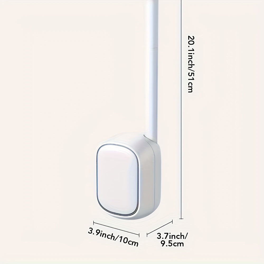 Disposable Toilet Brush. Household Cornerless Bathroom Cleaning Energy, Wall-mounted Toilet Brush with 6 Heads